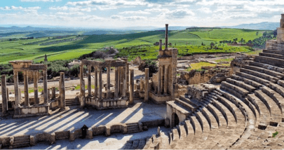 Ancient Roman ruins of Dougga, Tunisia – well-preserved archaeological site of Roman civilization